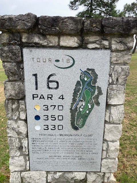 Amen corner trou 