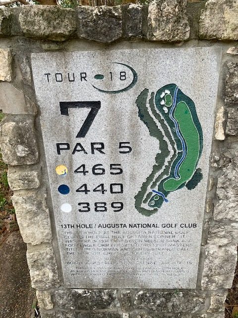 Amen corner trou 